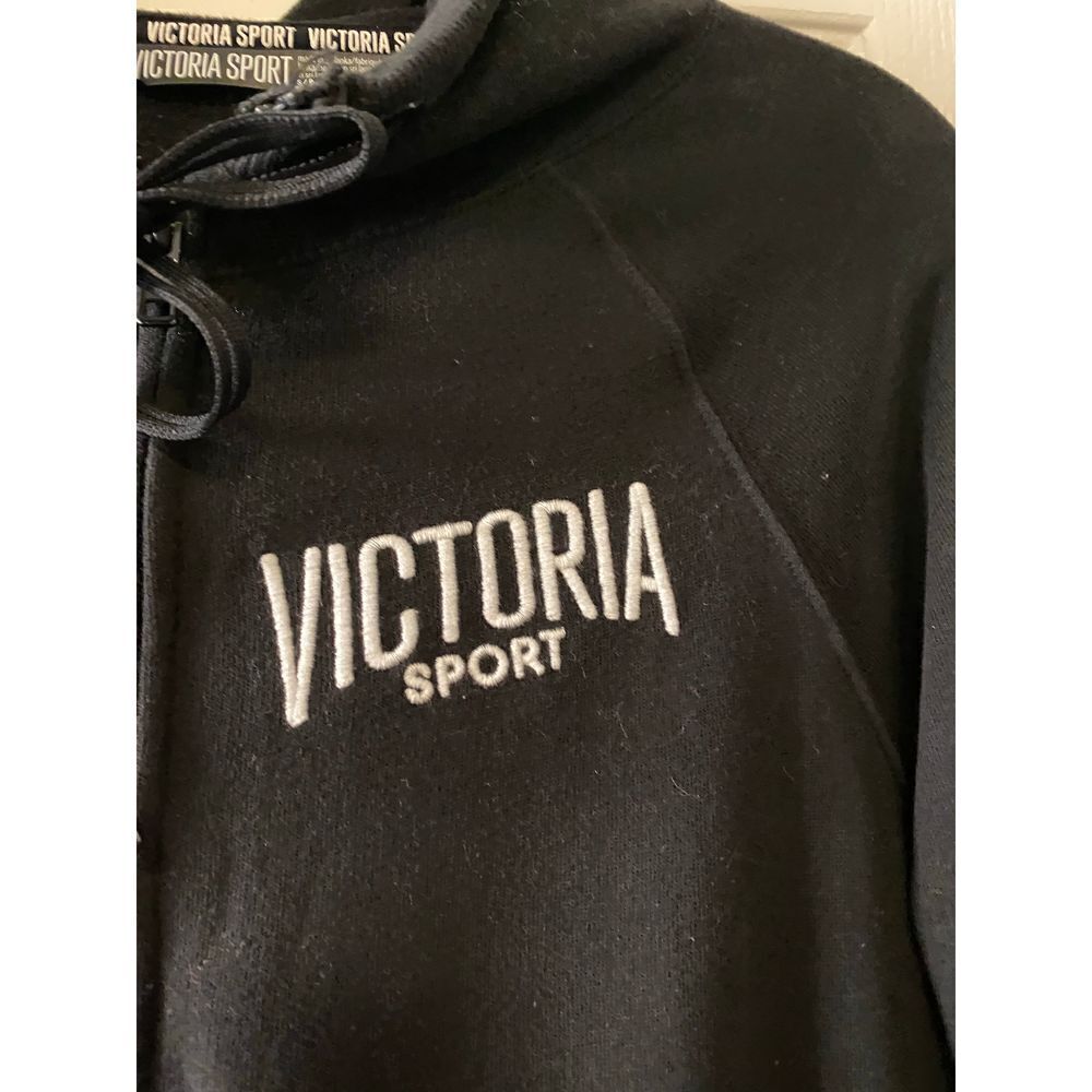 Victoria’s Secret sport zip up hoodie black￼ - Picture 4 of 5